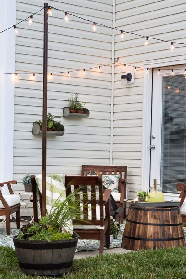 Small Patio Ideas top 25+ best patio lighting ideas on pinterest | backyard lights Small Patio Ideas top 25+ best patio lighting ideas on pinterest | backyard lights