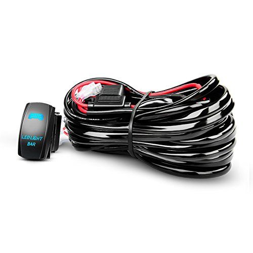Nilight Led Light Bar Wiring Harness Kit 12awg Heavy Duty