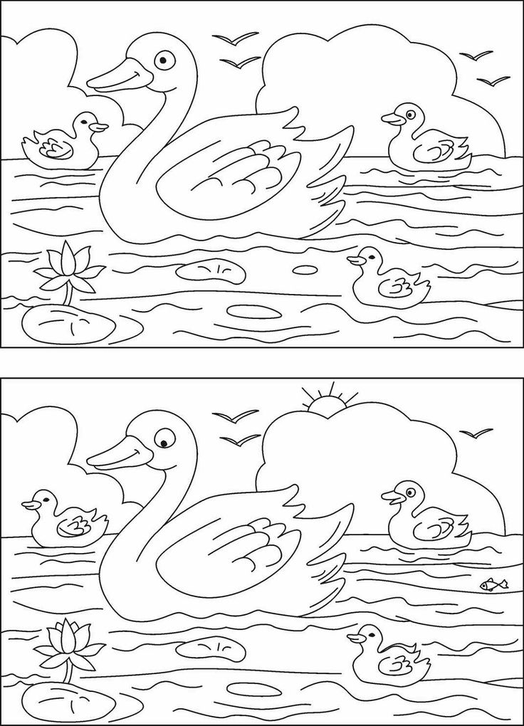 Spot the Difference Worksheets - Kids Learning Activity | Kids learning