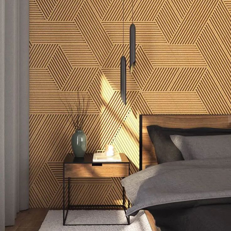 MuffleCork Stripe Acoustic Cork Panel Pack Of 12 Wall Panel Design mufflecork-stripe-acoustic-cork-panel-pack-of-12-wall-panel-design