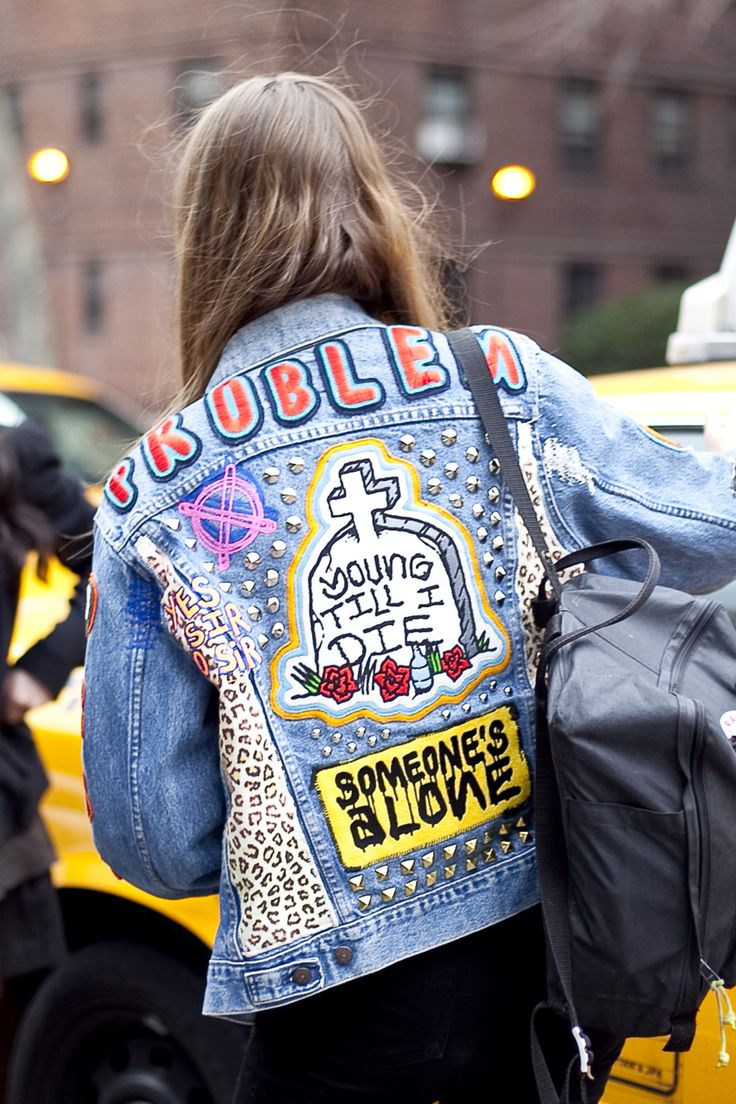 Share more than 88 denim jacket with patches tumblr super hot