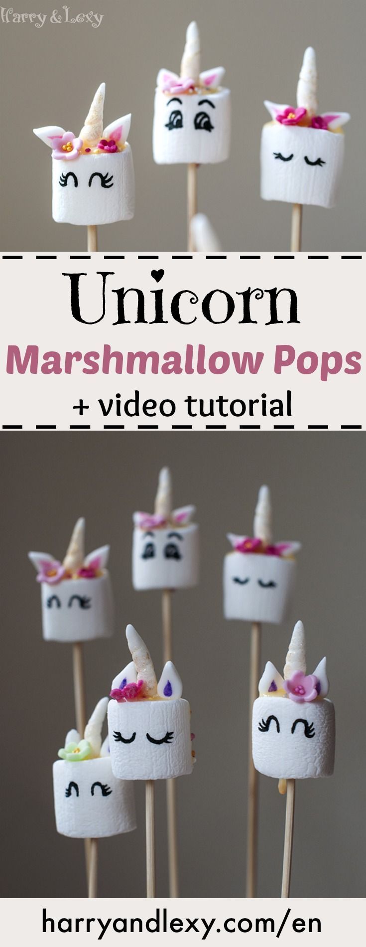 How To Make Easy Unicorn Marshmallow Pops How To Make Easy Unicorn Marshmallow Pops