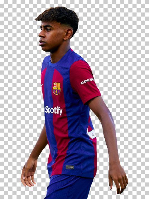 Download Lamine Yamal transparent png render free. FC Barcelona png