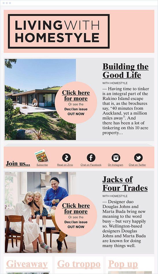 best newsletter design