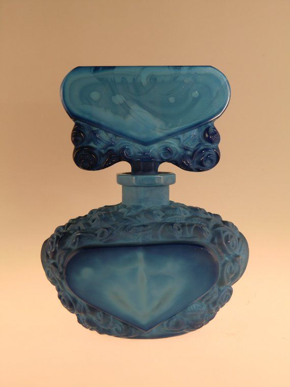 Czech Art Deco Lapis Lazuli Opaque Blue Bohemian Czech Art Nouveau Opaque Blue
