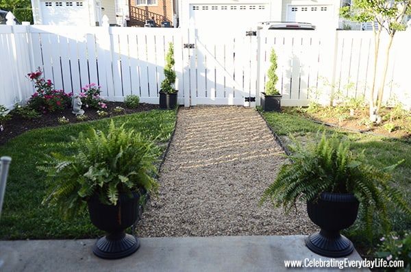 Have The Best Yard On Block With A Diy Pea Gravel Path Garden Patio Pea Gravel Garden Patio, How To Build A Garden Path With Gravel