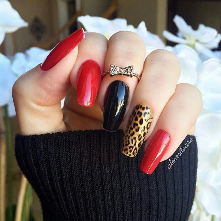 Best 25+ Leopard Print Nails Ideas On Pinterest Leopard Nails Red & black nails, leopard print nail art accent - Best 25+ Leopard Print Nails Ideas On Pinterest Leopard Nails