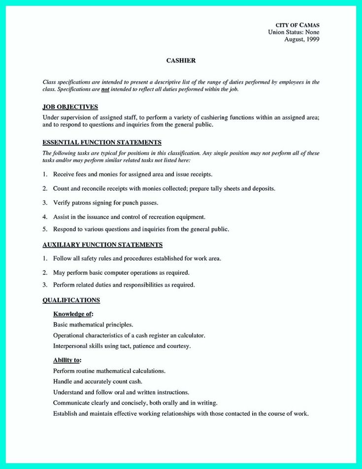Mer enn 25 bra ideer om Cashiers resume på Pinterest - resume for personal assistant Mer enn 25 bra ideer om Cashiers resume på Pinterest - resume for personal assistant