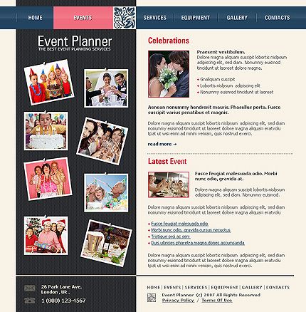 templates for events