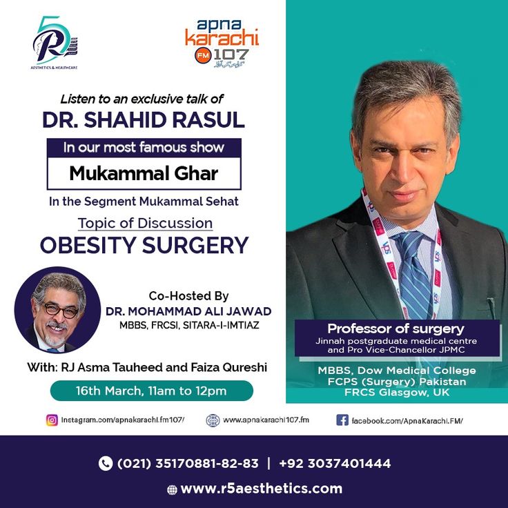 Dr Shahid Rasul Surgery, Obesity, Medical center