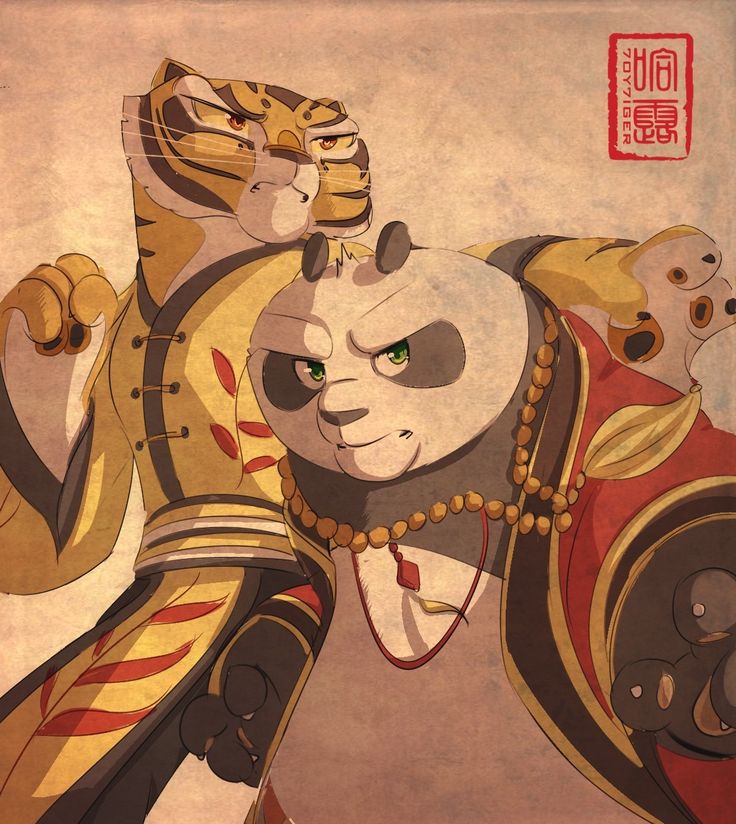 Kung fu panda anime