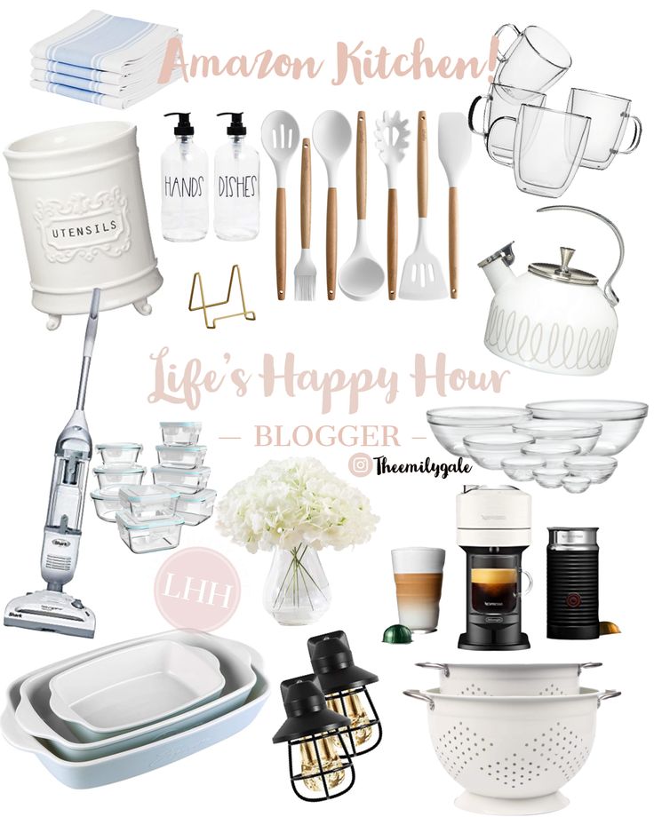 Amazon Kitchen Finds – Life's Happy Hour | Amazon kitchen decor, Amazon