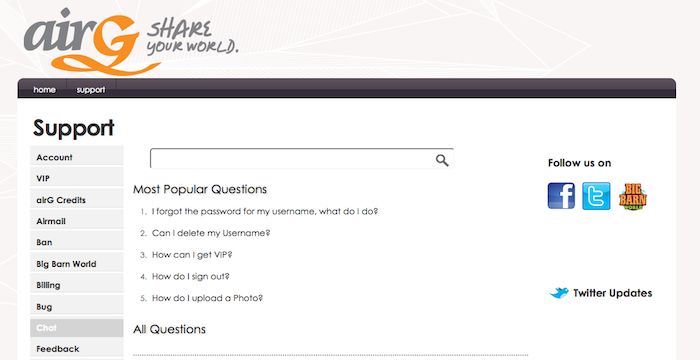 AirG Chat Login Online Page Instant messenger AirG Chat Login Online Page Instant messenger