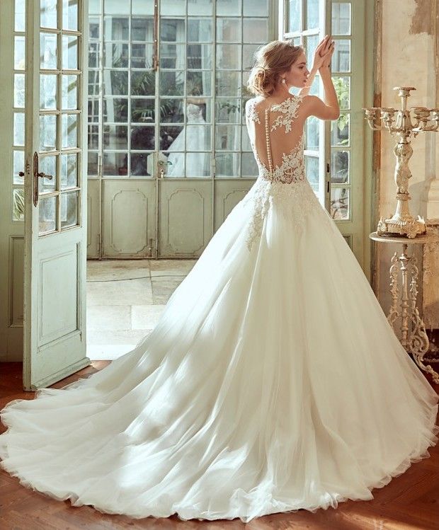 vestido-de-novia-corte-princesa-y-cuerpo-de-encaje (2) | vestidos