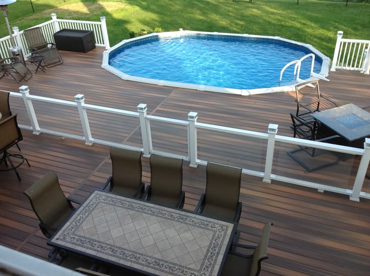 Fiberpro Focus Carmine Capriglione Of Just Decks In Roxbury Nj Swimming Pool Patio Best Above Ground Swimming Pool Decks, Decks On Above Ground Pools