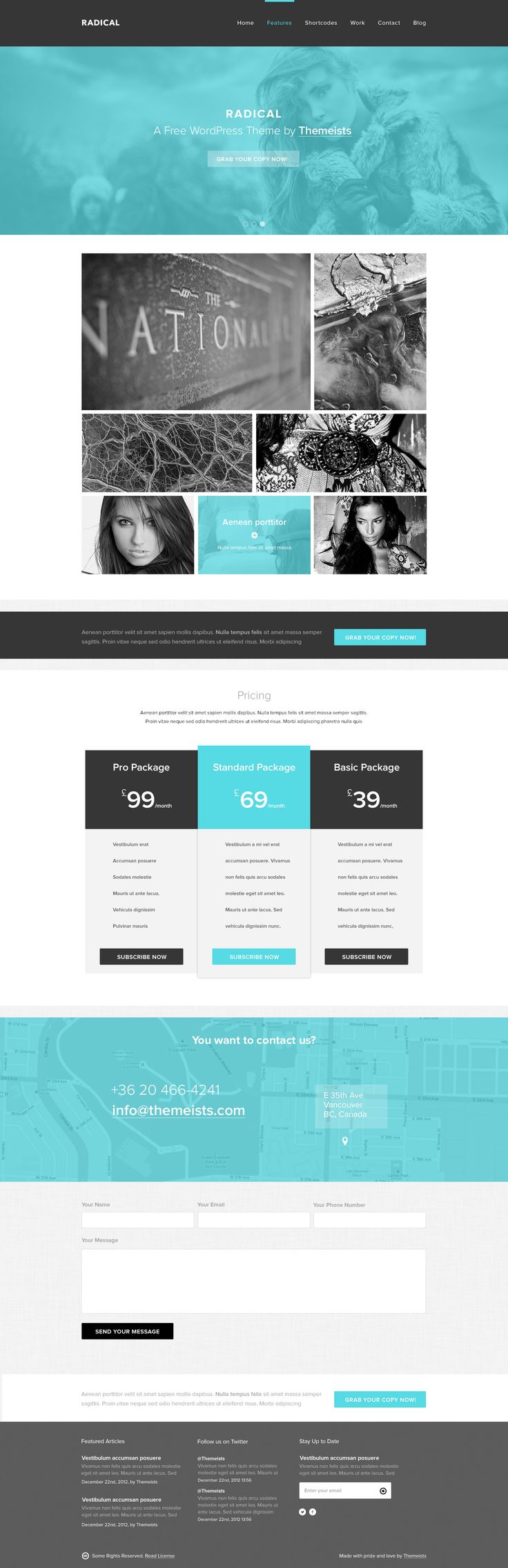 clean layout design