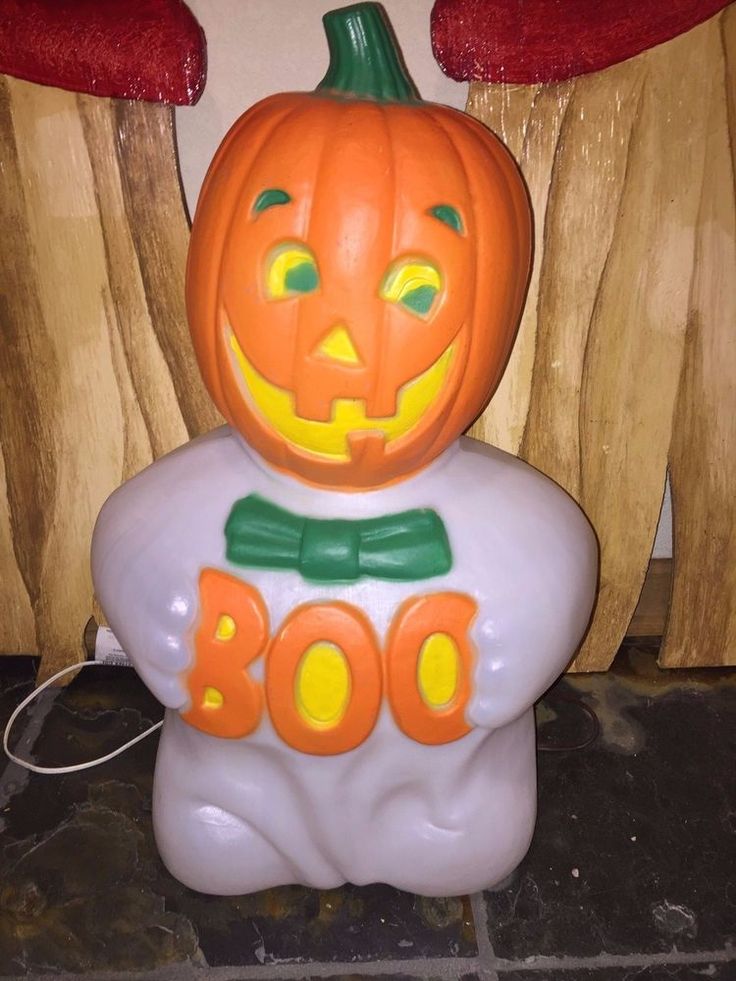 vintage halloween 24 tpi boo ghost lighted blow mold yard decoration - Vintage Halloween Decorations Ebay vintage halloween 24 tpi boo ghost lighted blow mold yard decoration - Vintage Halloween Decorations Ebay