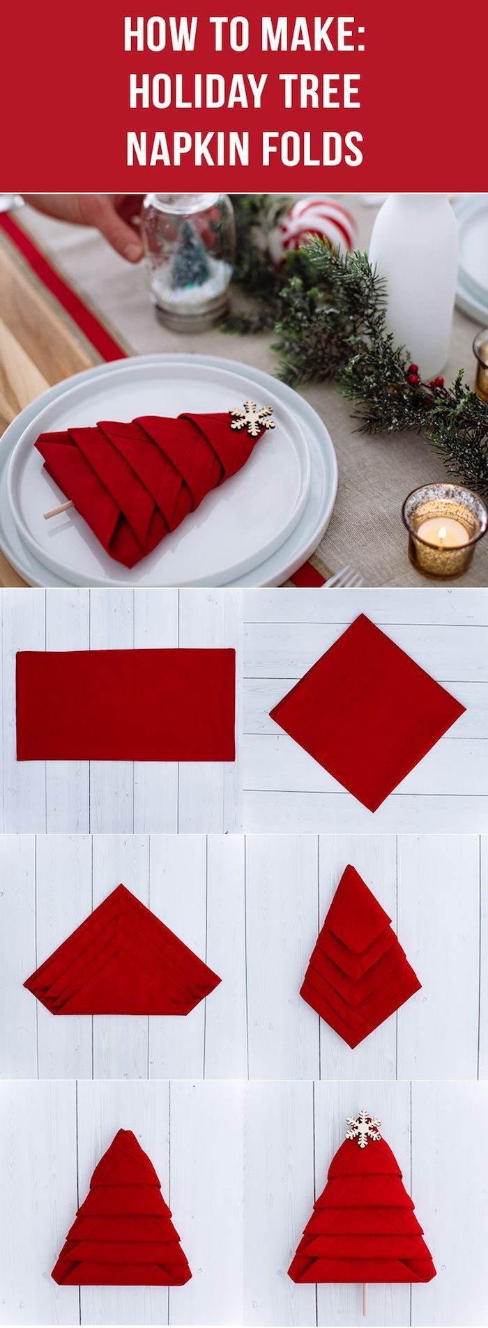 ▷ 1001 + tutoriels et modèles de pliage de serviette en papier ou en tissu