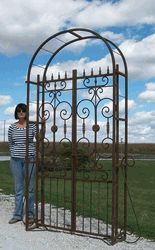 17 Best Metal Gates Images On Pinterest Iron Country French Arbor Entry Gate Wrought Metal Gates This Does