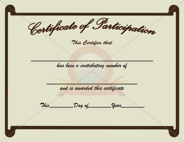 certificate of membership template