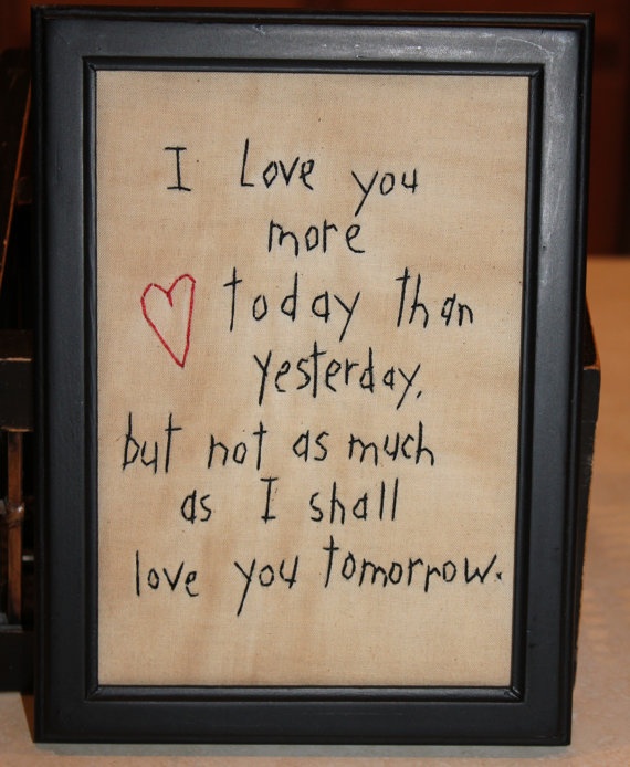 i love you more today than yesterday quote in french