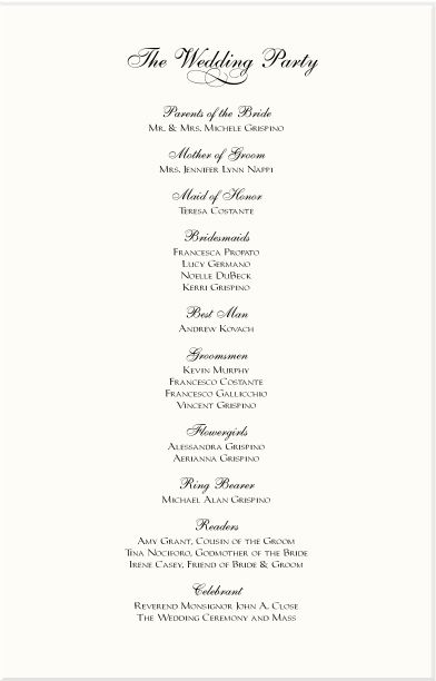 Best 25 Wedding Program Sles Ideas On Pinterest Wedding Programme Ideas Reception Reception Program Template