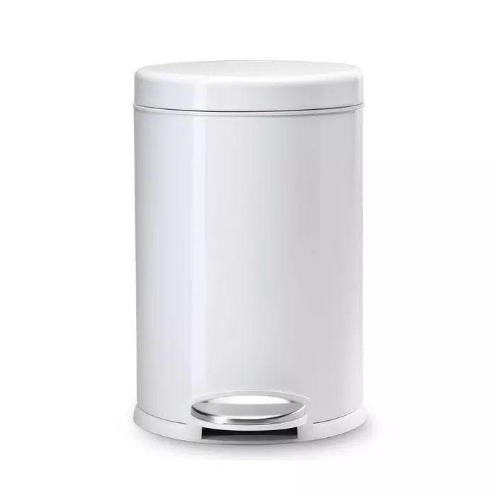 simplehuman 4.5L Round Step Trash Can Simplehuman Trash can