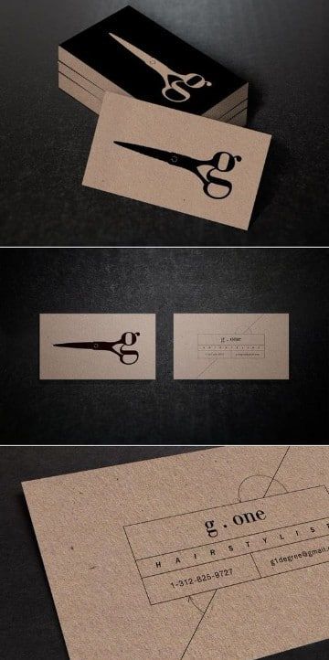 ideas modernas de tarjetas de presentacion de peluqueria modelos