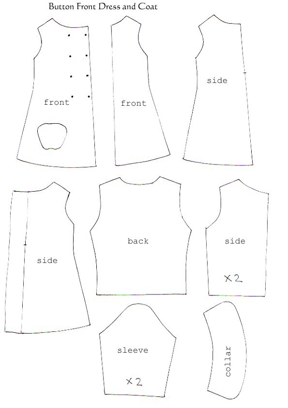 KasatkaDollsFashions - вязаная одежда для кукол Baby doll clothes patterns, Sewi