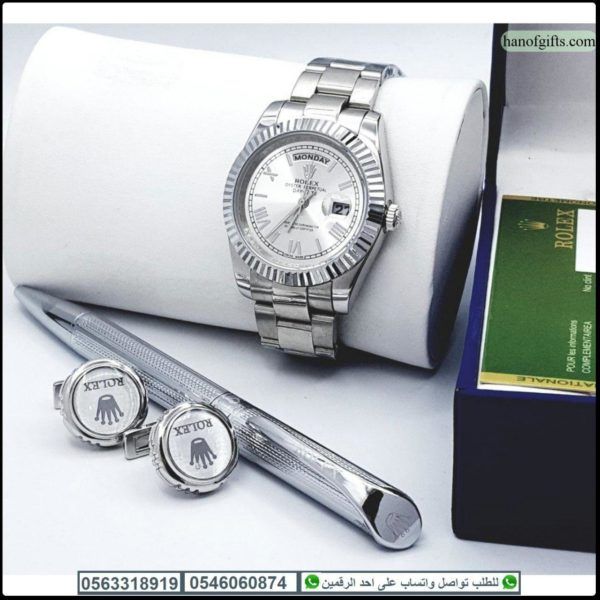 ساعات رولكس رجالي Rolex درجه اولى مع علبه الماركه هدايا هنوف Rolex Watches Rolex Accessories