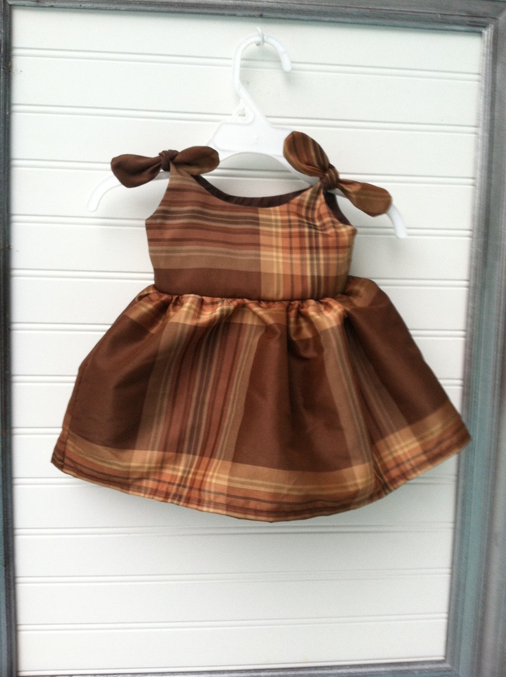 Bitty Twin Lover Fall Plaid Itty Bitty Baby Girl Party Dress size newborn Bitty Twin Lover Fall Plaid Itty Bitty Baby Girl Party Dress size newborn