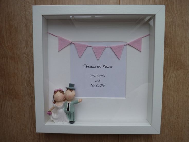 Geschenk zur Hochzeit, personalisiertes Bild mit Wimpeln für das Hochzeitspaar Geschenk zur Hochzeit, personalisiertes Bild mit Wimpeln für das Hochzeitspaar