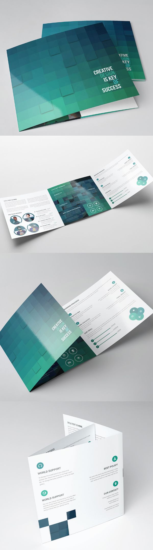professional tri fold brochure templates