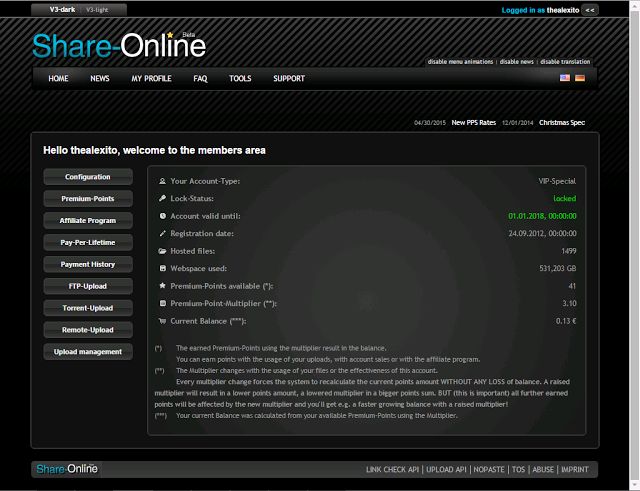 Share-Online.Biz Account Share-Online.Biz Account