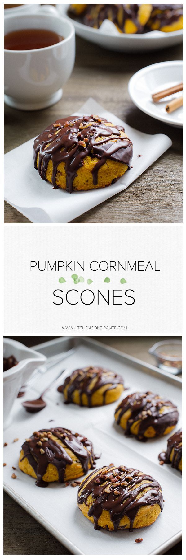 5 breakfast Pumpkin Scones www.kitchenconfidante.com Cornmeal 5 breakfast Pumpkin Scones www.kitchenconfidante.com Cornmeal