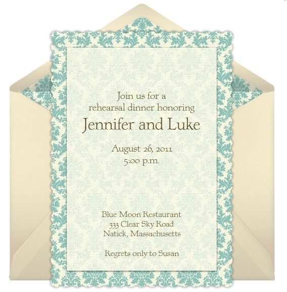 formal dinner invites