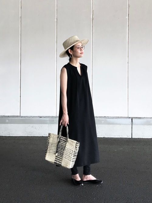 Yuki Adam Et Rope のワンピースを使ったコーディネート Wear ファッション ファッションスタイル 50歳ファッション Yuki Adam Et Rope のワンピースを使ったコーディネート Wear ファッション ファッションスタイル 50歳ファッション