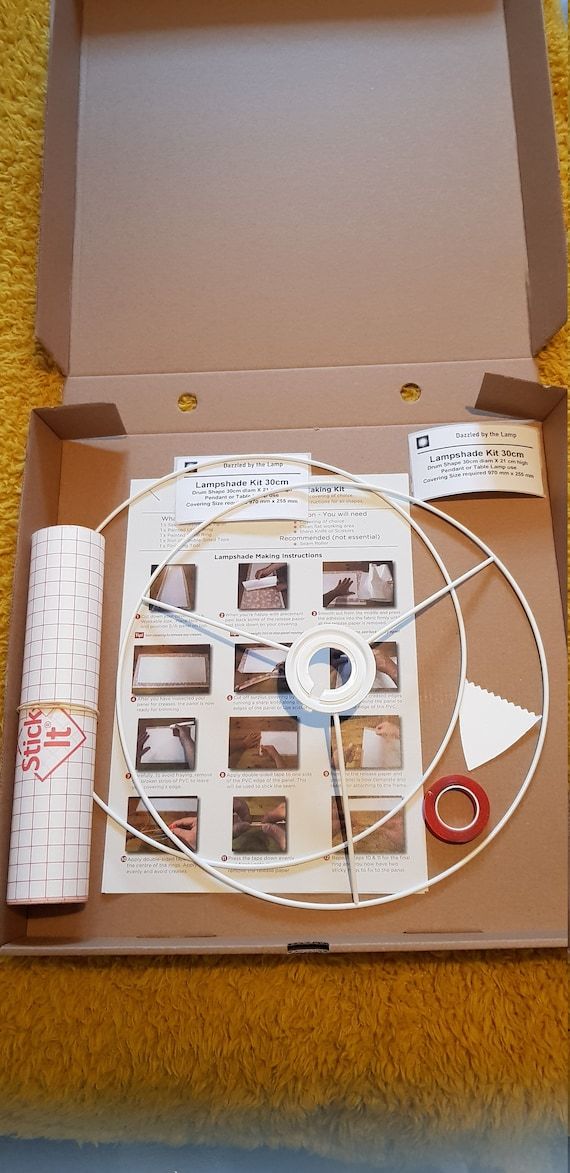 40cm Diameter Make Your Own Lampshade Kit In 2021 Kits Finishing Tools Diy 40cm Diameter Make Your Own Lampshade, Make Your Own Lampshade Kit