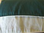 Queen/Full Reversible Duvet Cover Light/Dark Green Excel Condition Cotton Blend ...