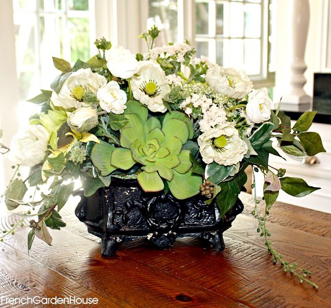 Country Flower Centerpiece : Best french country floral arrangements images on