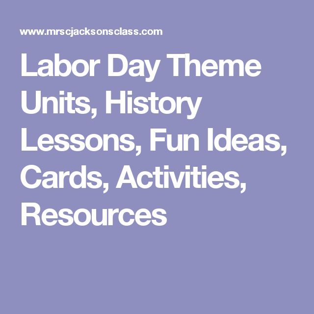 labor day theme
