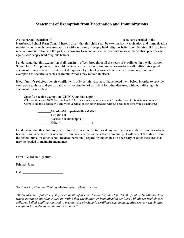 34 best Vaccine Exemptions Forms images on Pinterest