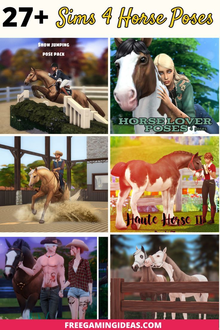 27+ Sims 4 Horse Poses: Unleash Your Inner Equestrian | Sims pets, Sims