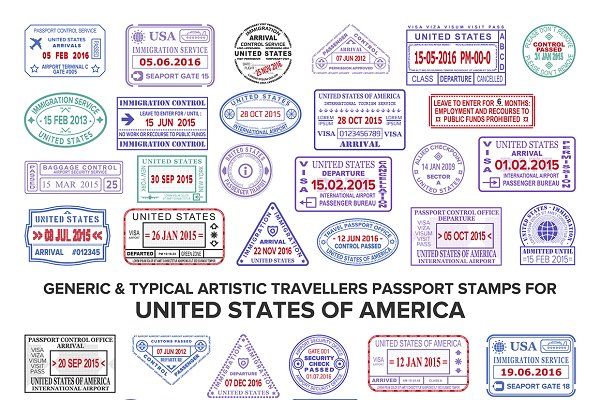 Passport visa stamps for USA Passport stamps, Visa stamp, Stamp Passport visa stamps for USA Passport stamps, Visa stamp, Stamp