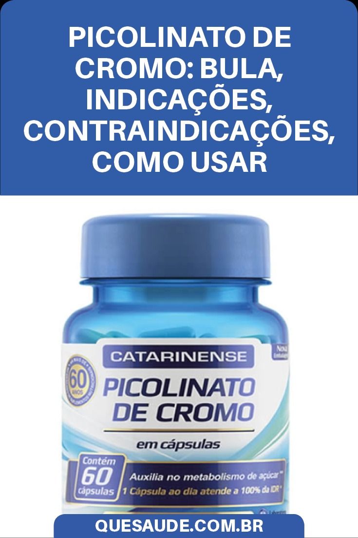 Picolinato de cromo para que funciona