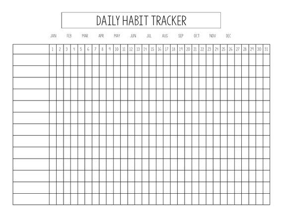 Habit Tracker Start making your days more productive by planning Habit Tracker Start making your days more productive by planning