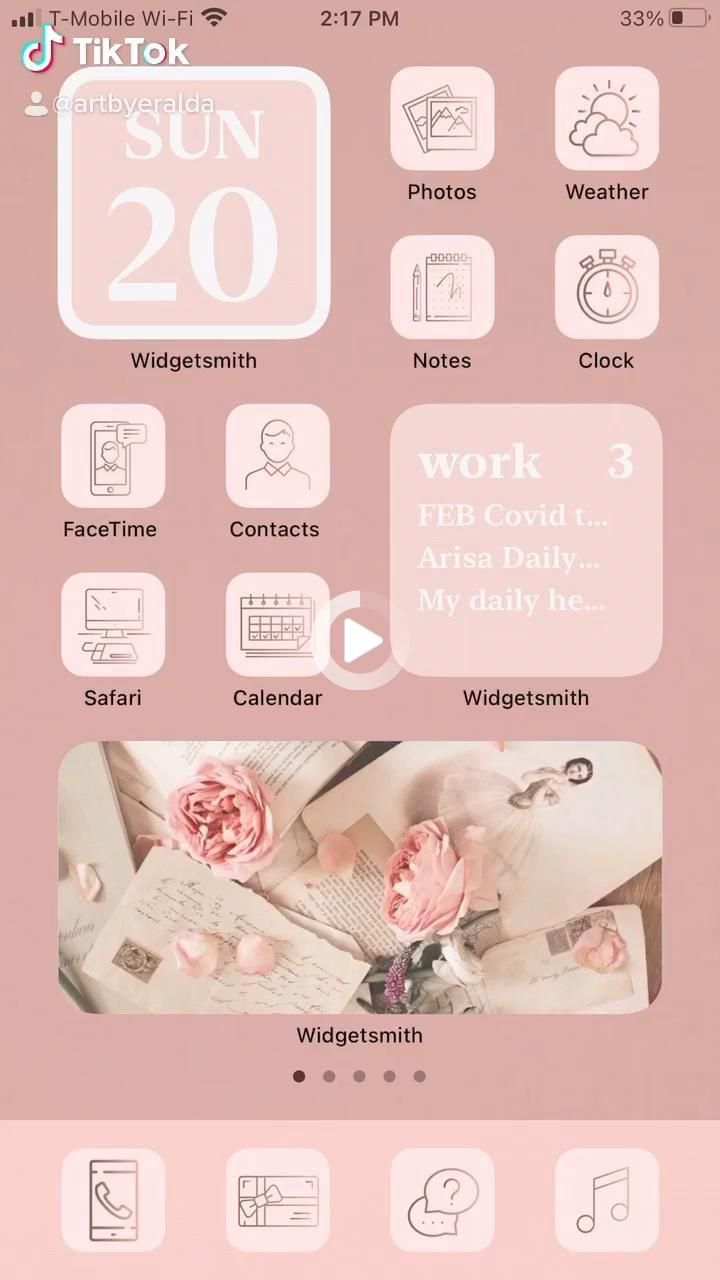 images Pink Aesthetic Ios 14 Layout iphone wallpaper app