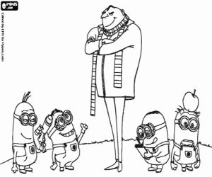 Despicable Me coloring pages printable games Coloring pages Minions