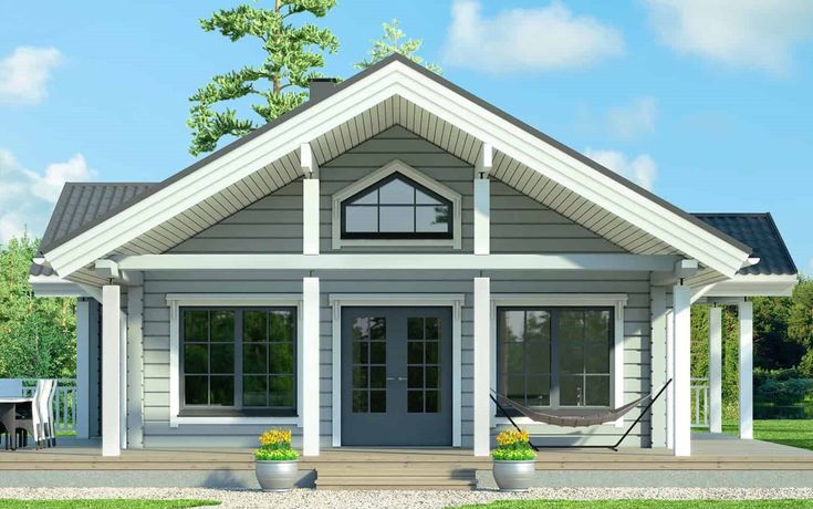Blockhaus als Singlehaus, winterfestes Ferienhaus oder Alterssitz zu
