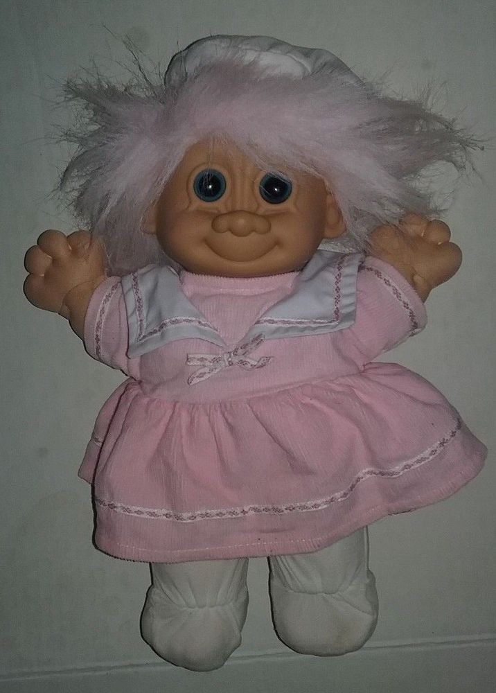 NEW RABBIT w//HANG TAG 9/" Soft Russ Troll Doll EASTER BUNNY